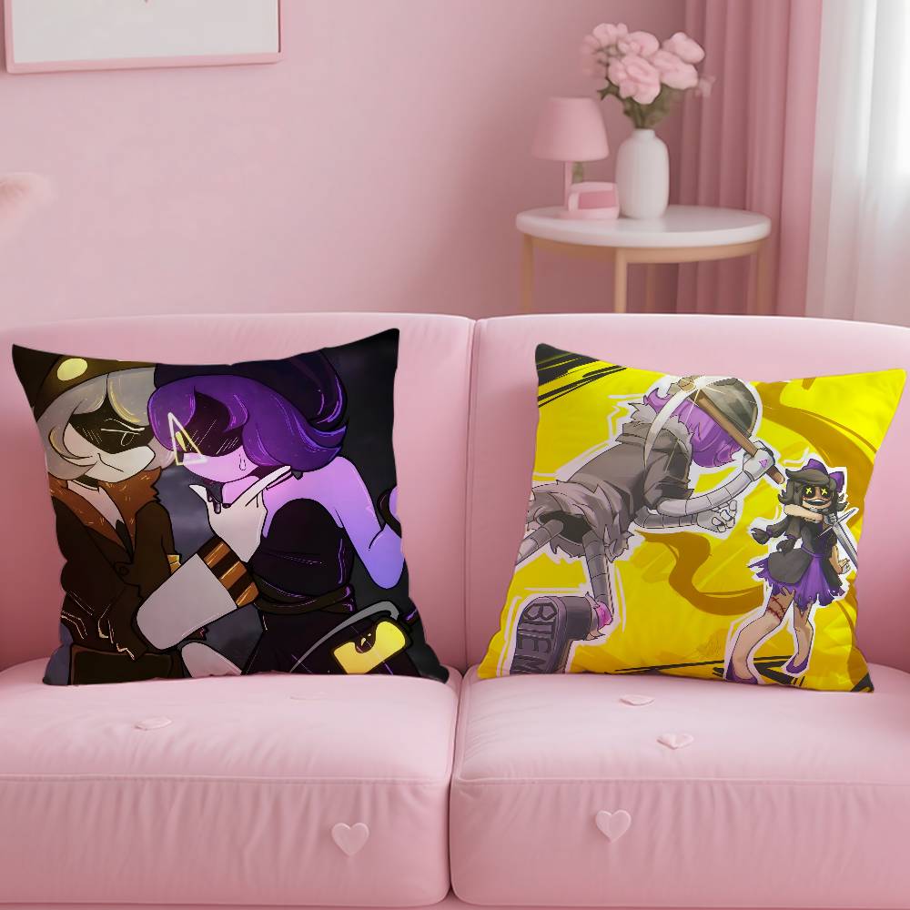 ANIME m-Murder d-Drones Pillow Case Pattern Printing Pillowcase Living Room Sofa Cushion Cover Bedroom Room Decor