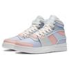Li Ning Retro 90 Cushioning Slip Resistant High Top Casual Shoes Women's Blue Pink ABCS098-3