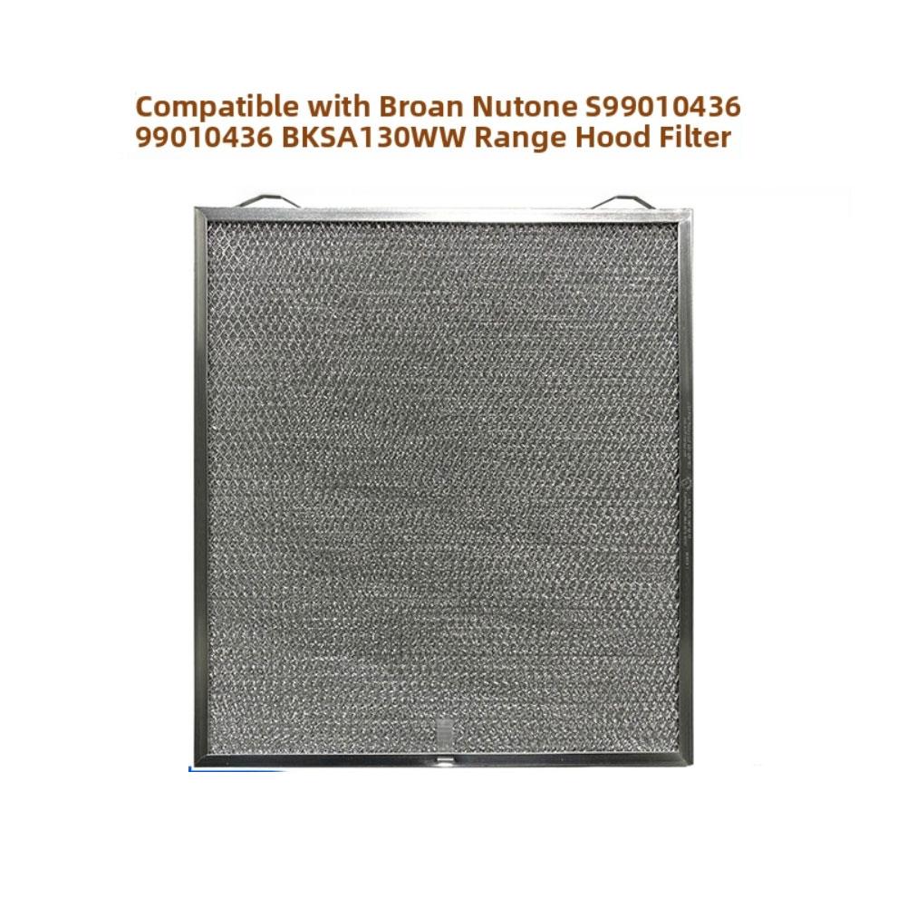 2PCS Cooker Hood Filters For Nutone Range Hood Filter S99010436 99010436 BKSA130WW Aluminum Alloy Mesh Vent Filter Tool Parts