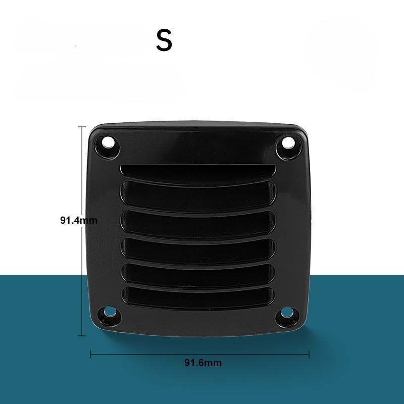 

White Marine Louver Vent 45 Degree Airflow Louvers Marine Ventilation ABS Plastic Construction Stops Dust And Debris