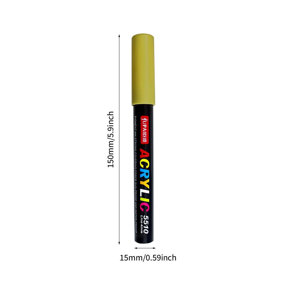 Sketching Marker Set Double Head Acrylic Paint Pens Dual Brush Set for Calligraphy Painting Drawing DIY Graffiti Art Supplies