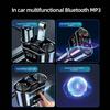 Car Charger Bluetooth FM Transmitter Fast Charging Socket Cigarette Lighter Splitter Power Adapter Dual USB with Voltage Display