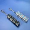 4-Key Russian Strip Popular Mechanical Keyboard Combination Shaft Tester Decompression Toy Keychain Bag Pendant