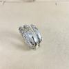 Serpentine Ring Featuring Three Colors High-quality Electroplating Craftsmanship Hypoallergenic and Suitable for Daily Wear Must-have for Gifts