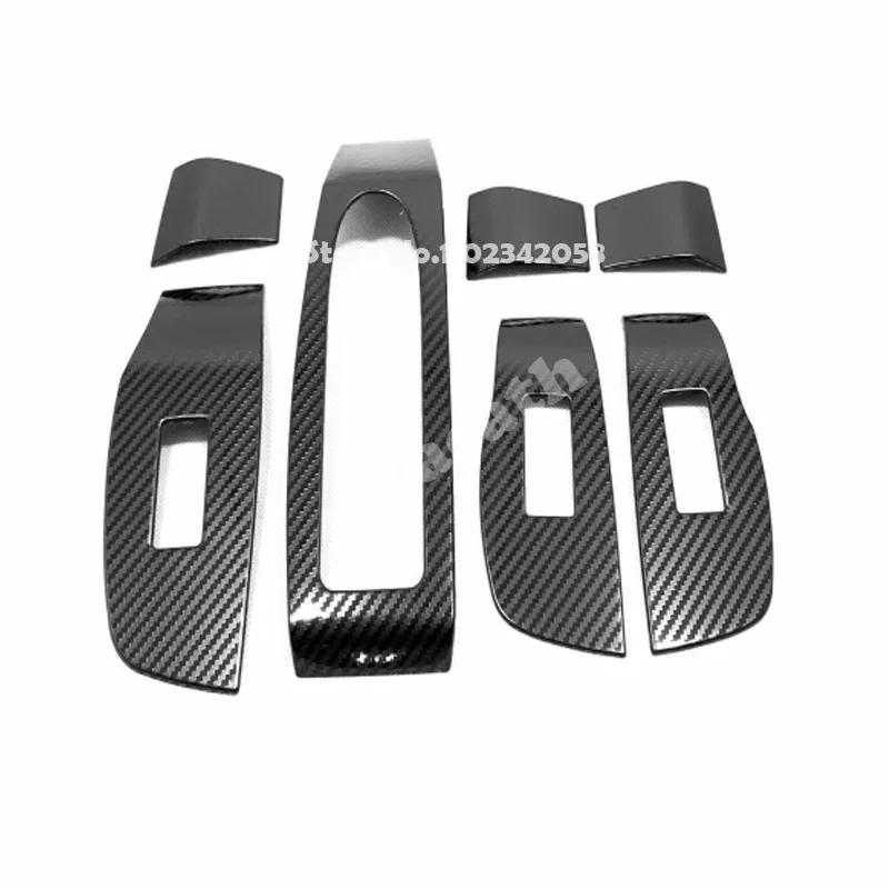 LHD RHD For Mazda 3 Axela BP CX-30 DM Accessories    Car Window rise Glass Lift Switch Button Cover Trim Sticker