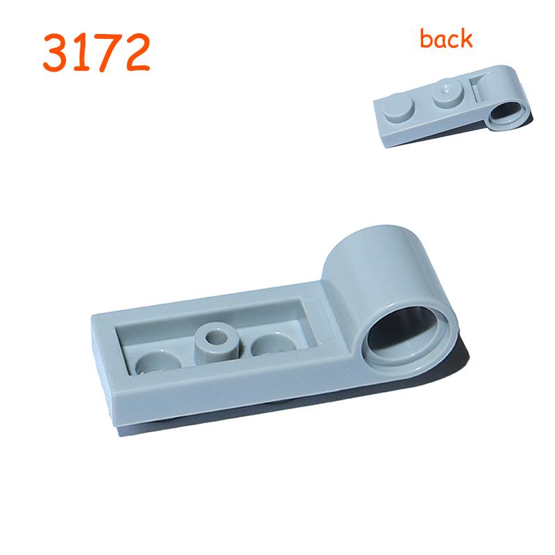 

Non-Toxic 3172 Modified 1X2 With Pin Hole On End Bricks Building Blocks Plate High-Tech Parts Compatible Educational Toys For Kids 10pcs