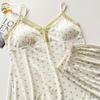 Polka Dot Women's V-Neck Modal Camisole & Shorts Pajama Set