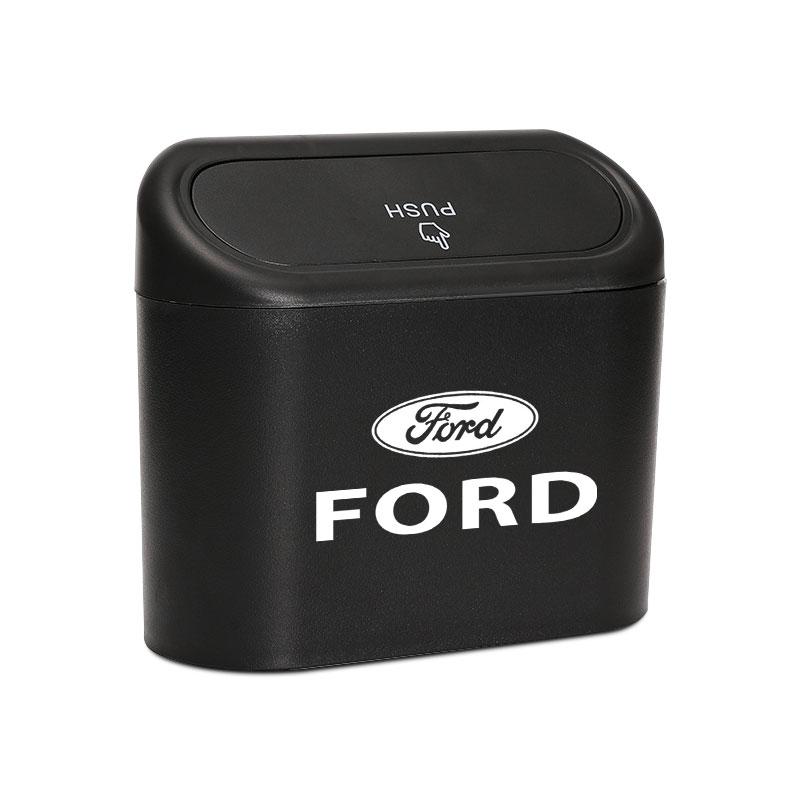 Car Trash Bin Hanging Vehicle Garbage Dust Case Storage Box For Ford Raptor Fiesta Focus 2 3 4 Mondeo Ecosport Mustang Fusion