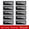 Metal Car Logo Decorative Sticker for Xiaopeng P7/M03/MONA03/G9/X9/G6 - Creative and Customizable