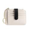 1pcs Compact, mini, ultra-thin new card bag, women's contrasting color student card bag, keychain, change bag, trendy