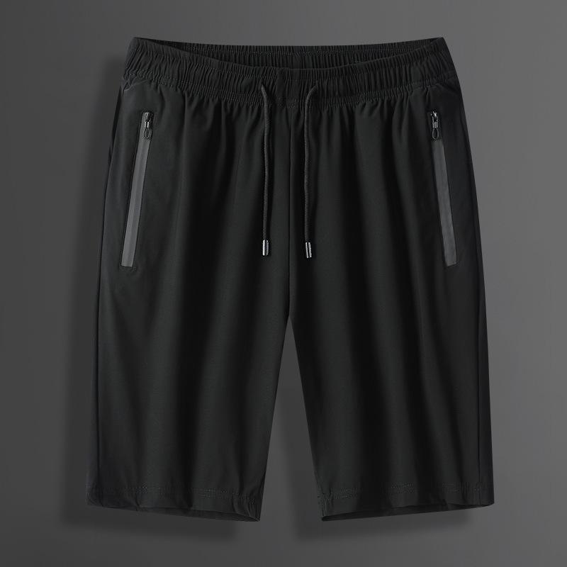Ice Silk Quick-Dry Printed Sports Shorts - Unisex, Plus Size Available 2XL