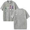 Washed Vintage Game Deltarune Susie Kris Ralsei Funny Graphic Tshirt Men Women Casual Humor Oversized T Shirts Otaku Lover Gift