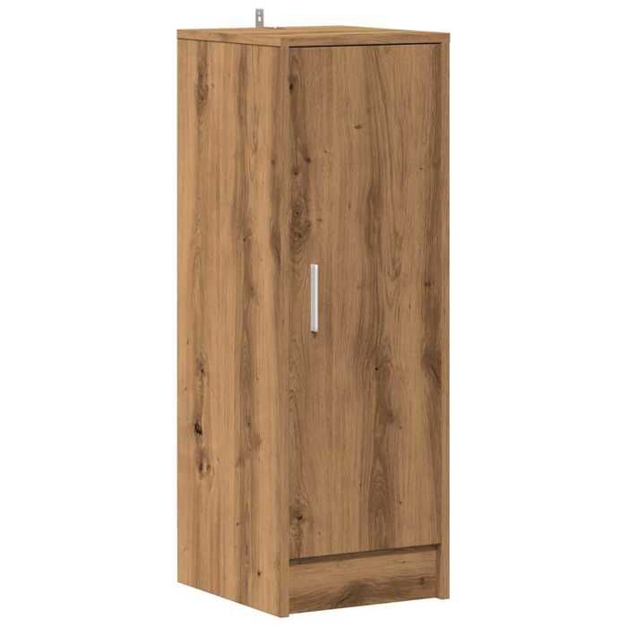 VidaXL Armoire à chaussures chêne artisanal 32x35x92cm bois ingénierie, armoire de rangement de chaussures, support à 856709