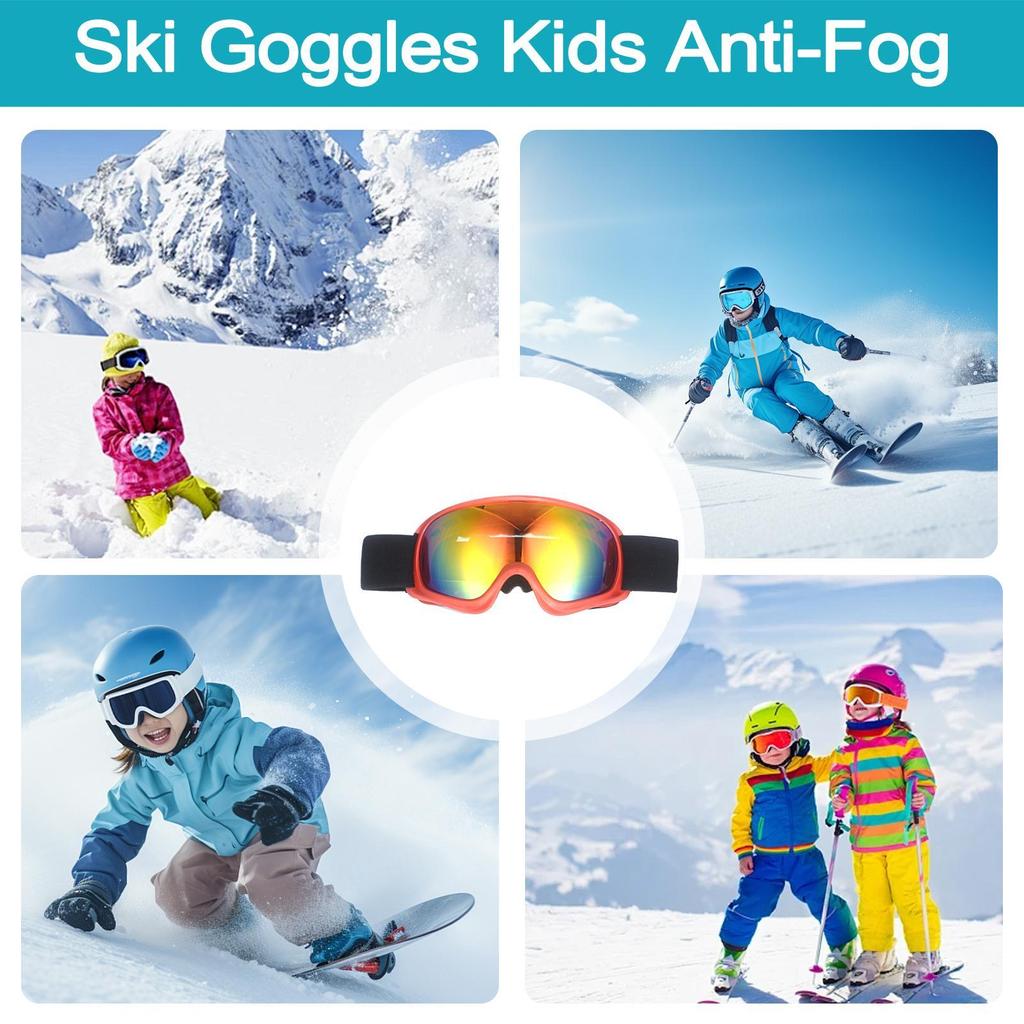 Skiing Goggles Windproof Goggles Anti-fog UV400 Snowboard Snow Goggles Winter Outdoor Sport Skiing Eyewear
