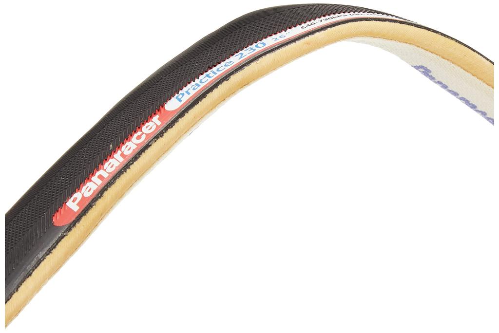 Panaracer Practice Tubular Tire [700 X 22.5] LP-27PT-P-B-RV42 Black/Skin Side (Road Bike/Road Racing)