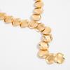 Metal Chain Tassel Sequin Necklace Bohemian Sequin Drop Earrings Fashion Gold Jewelry  Gift