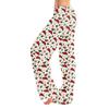 Women's Christmas Print Pajama Pants Casual Sleep Bottoms Without Holiday Home Wear