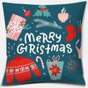 Christmas Themed Throw Pillow Cover with Short Plush Print for Living Room Decoration Cushion Cover Pillow Covers Decorative