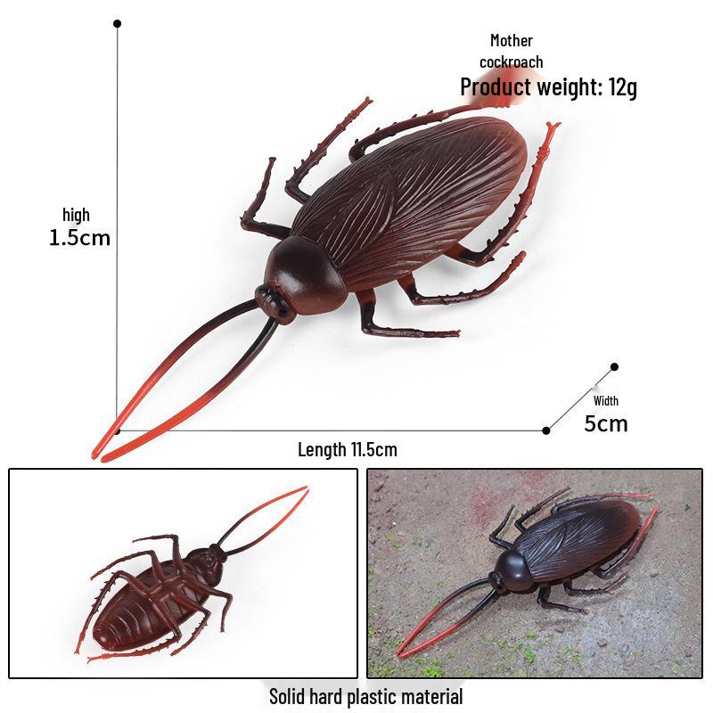 Festival Prank Toy: Realistic Cockroach Model