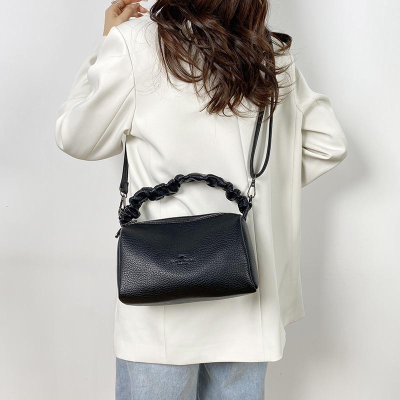 Sac à main plissé pour femme Sac bandoulière pour les trajets