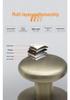 Gray Concealed Invisible Bedroom Door Handle with Hidden Solid Ball Lock