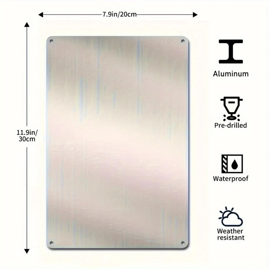 1pc Customizable Weather-Resistant Family Plaque - Personalized Name Metal Sign, Custom Engraved Patio Pool Garden Decor