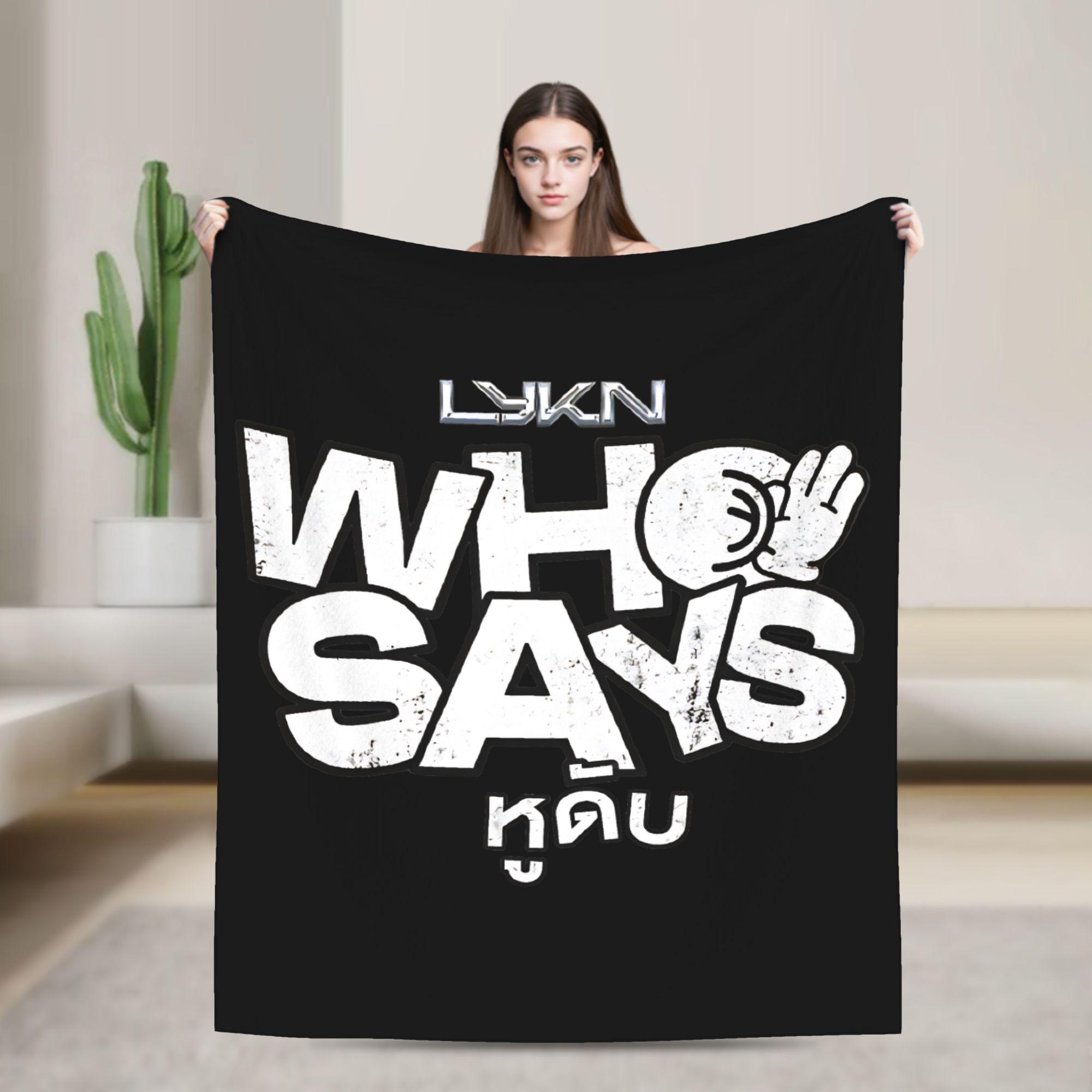 

Lykyou Love LYKN Music Group Blanket Flannel Vintage Soft Throw Blanket for Bedding Lounge Spring/Autumn 75x90cm