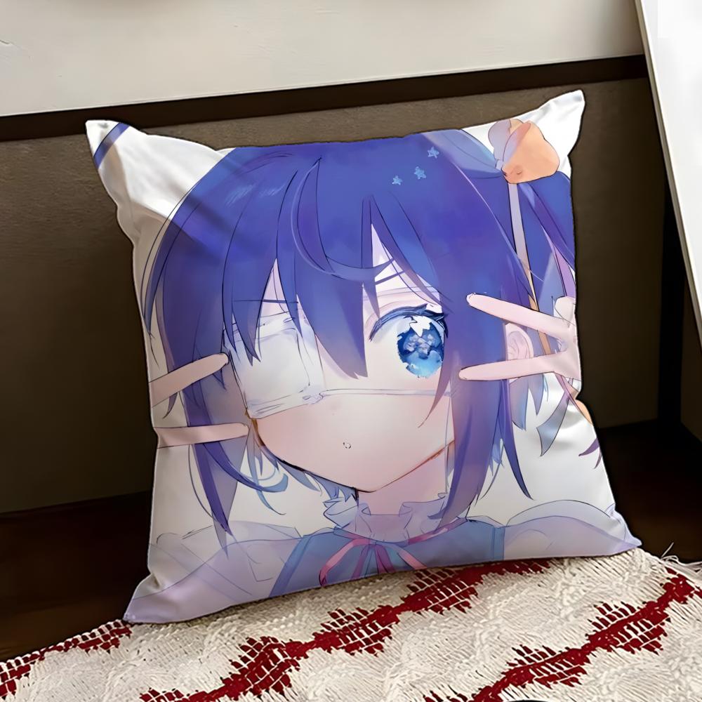 Love Chunibyo  Other DDelusions Cushion Cover Reversible Soft Durable Pillo Cover Home Car MultiScene Use for Daily Comfort
