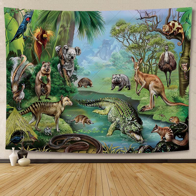 Bohemian Animal Tapestry - Ins Style Mandalay Background Cloth