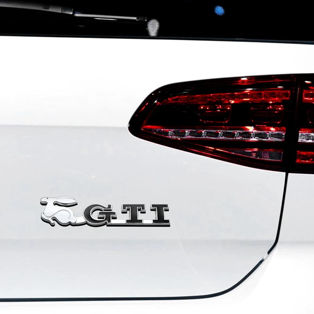 עבור VW פולקסווגן ג'טה MK5 גולף רכב 3D מתכת גוף פגוש סמל מדבקה קישוט תא מטען עבור פולקסווגן R Rline לוגו פאסאט B6