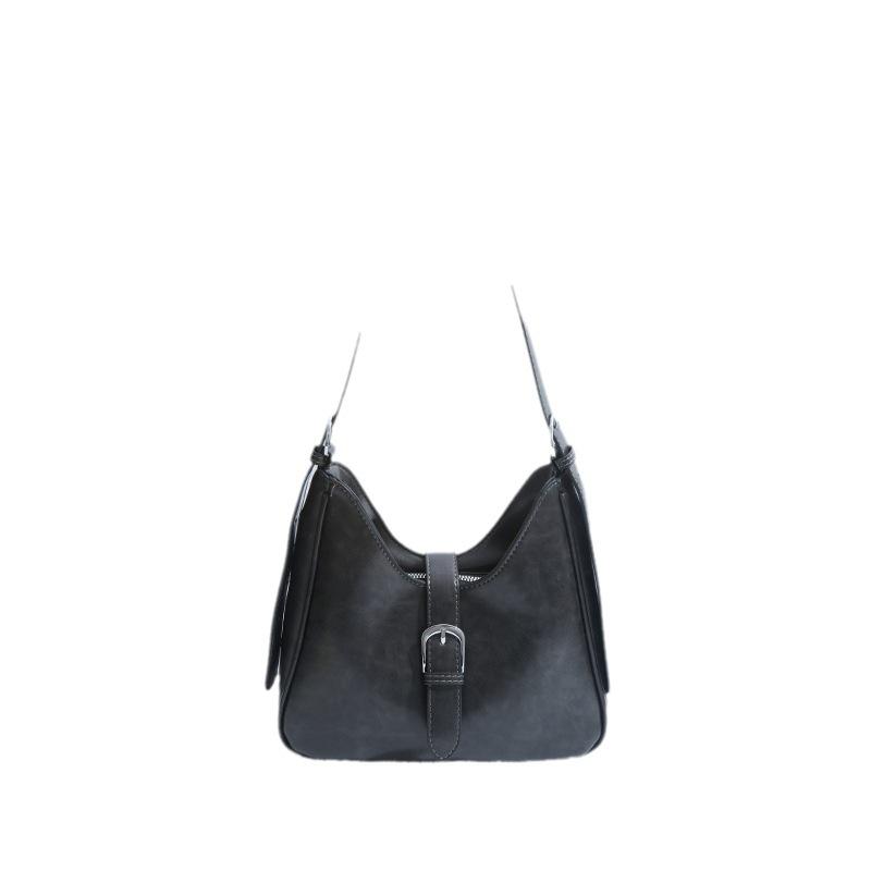 2025 new women's bag personalized large capacity underarm bucket bag feeling women's retro shoulder messenger bag