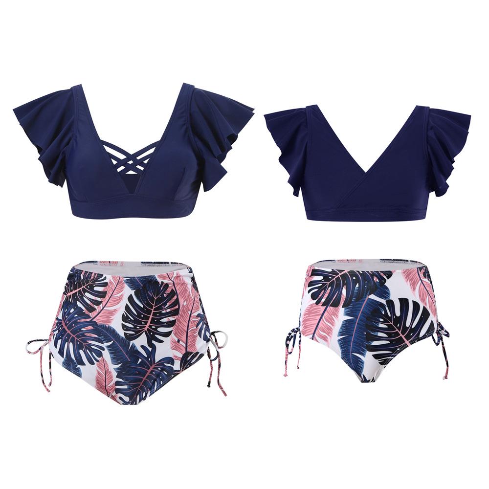 2024 Women's Split Swimsuit with Parent-Child Design - European and American Style Bikini