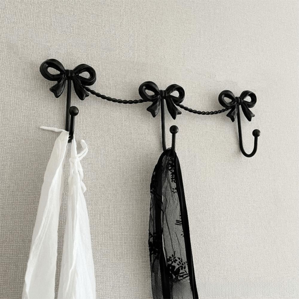 Iron Material Decorative Hangers Sturdy Metal Wall Hook Modern Minimalist Hooks  Bathroom