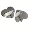 2PCS car rearview mirror heart-shaped reverse high-definition love large field of view rearview mirror auxiliary mirror