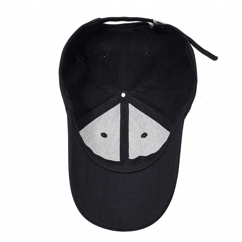 Side-embroidered Teardrop Cross Sports Baseball Caps for Men and Women Face-showing Young Men and Women Sunshade Baseball Caps