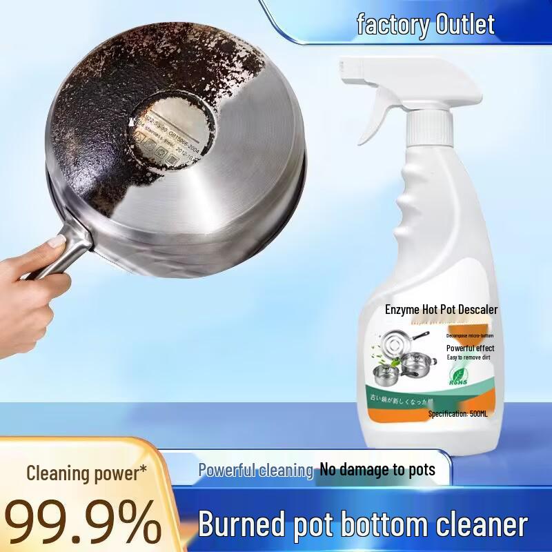 Nerezový Odstraňovač vodního kamene a rzi - Multifunkční Čistič olejových skvrn a černého povlaku, Doprava zdarma