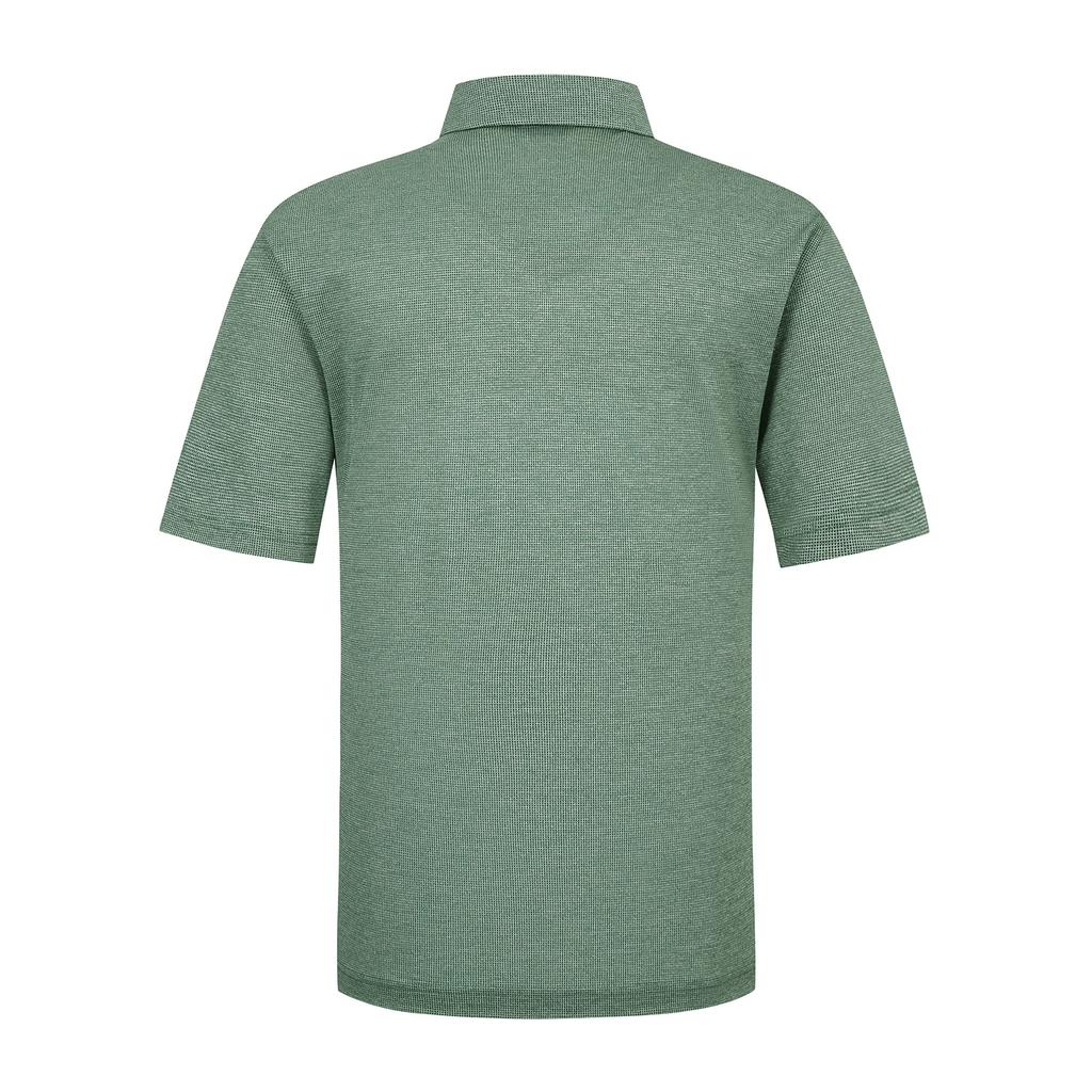 SUPERIOR Men'S Two-Tone Rcp Collared T-Shirt D/Green (Imsftty20423)