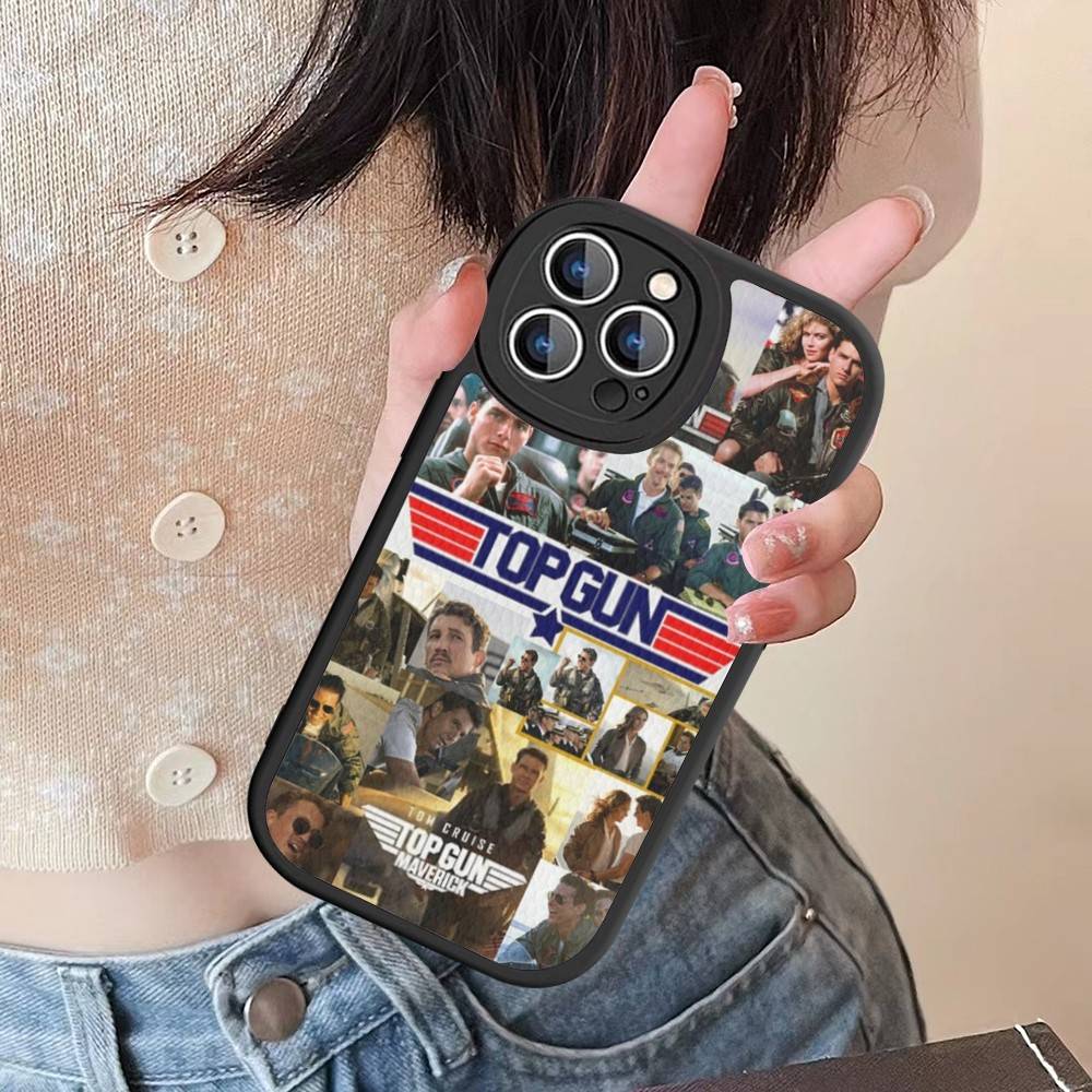 Action Film T-Top G-Gun Phone Case For IPhone 16 15 14 13 12 11 Pro Max Plus Leather Cover
