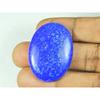27X37X06 MM Natural Lapis Lazuli Oval Shape Cabochon Loose Gemstone 75Cts. SY-526