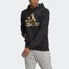 Adidas Camo Hd Logo Print Sports Hoodie Men Tops Black GL0019