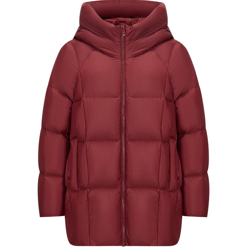 JZ ANNACCO Women's "Cloud Puff" O-shape Hooded Long Duck Down Jacket