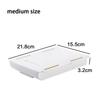 Hidden Storage Box Desk Storage Drawer Self-Adhesive Plastic Table Storage Holder Simple Sundries Cosmetics Stationery Organizer