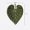 1Ps Large Tropical Green Plant Creative Wall-hung Kitchen and Bathroom Towel, Coral Fleece Material Towel