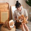 Lion Flower Bread Headwear Cat Plush Toy Cartoon Stuffed Doll Decoration Gift