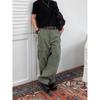 American street retro washed multi-pocket overalls men's and women's loose and drape wide-leg casual trousers tide