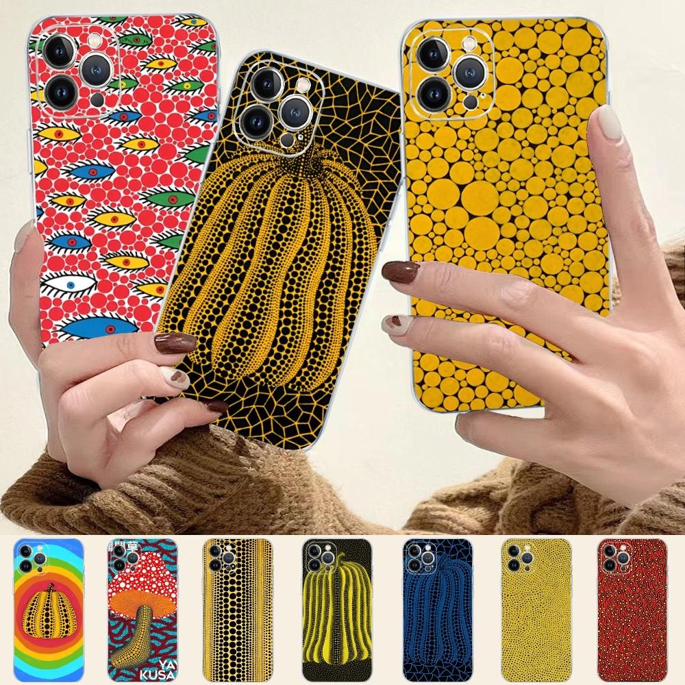 Yayoi Kusama Art Phone Case For iPhone 14 11 12 13 Mini Pro XS Max Cover 6 7 8 Plus X XR SE 2020 Funda Shell