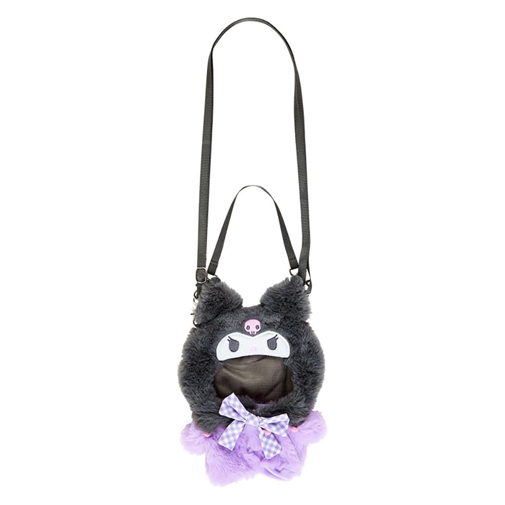 Sanrio Kuromi Character Dress-Up Shoulder Bag 22x15x1cm Adjustable Strap Cute Design