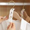 4Pcs/set  Plastics Hanger Connection Hook Stackable Space Saving Storage Multifunctional Hanging Clothes Rack