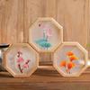 1Set Embroidery Kit Floral Patterns Diy Crafts Cross Stitch Kits Embroidery Needlework Handmade for Beginner Sewing Home Decor