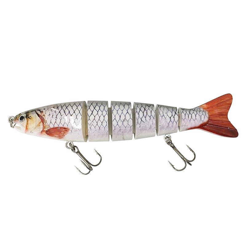 

[Orld fishing gear] 125mm 22g Big bait Gunardo A joint bait big bait silver red tail qb100131a03n0